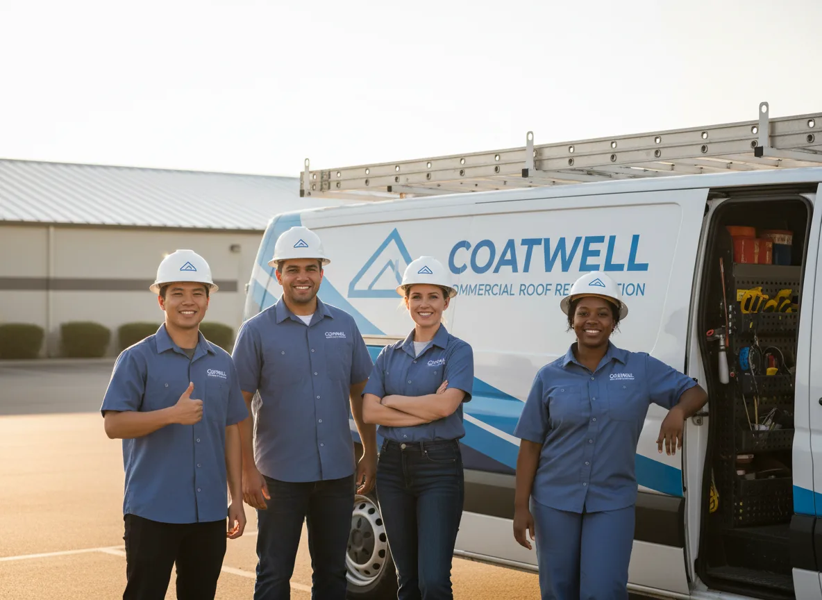 Commercial roof coating company in Eastham, MA